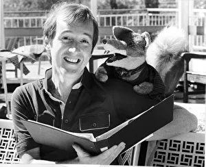 Billy Boyle TV Presenter With TV Favourite Basil Brush At BBC Television Centre Billy Boyle TV Presenter With TV Favourite Basil Brush At BBC Television Centre