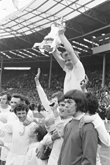Billy Bremner Leeds United captain is lifted by his team mates with the F.A Billy Bremner Leeds United captain is lifted by his team mates with the F.A