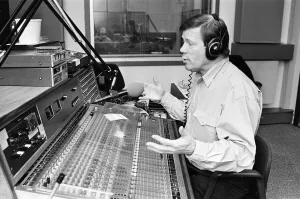 Billy Butler, BBC Radio Merseyside Presenter, Wednesday 10th February 1993 Billy Butler, BBC Radio Merseyside Presenter, Wednesday 10th February 1993