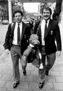 Billy James and Anthony Buchanan walking down Westgate Street Billy James and Anthony Buchanan walking down Westgate Street