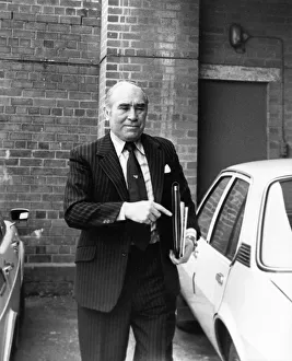 Birmingham City manager Sir Alf Ramsey held a press conference at the Birmingham training Birmingham City manager Sir Alf Ramsey held a press conference at the Birmingham training