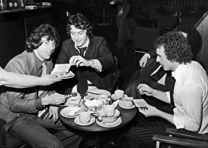 Birmingham City players Keith Bertschin, Trevor Francis Birmingham City players Keith Bertschin, Trevor Francis