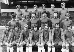 Birmingham City pose for a team group photograph before the start of the 1970 - 1971 Birmingham City pose for a team group photograph before the start of the 1970 - 1971
