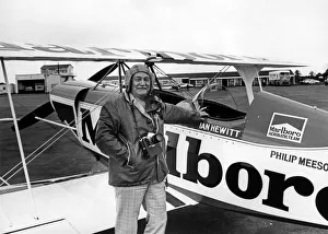 Birmingham Mail photographer Neil Donald dons his flying helmet again before taking off Birmingham Mail photographer Neil Donald dons his flying helmet again before taking off