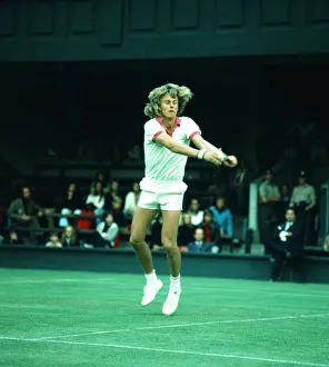 Bjorn Borg in action at Wimbledon 1974. *** Local Caption *** watscan - - 19/04/2010 Bjorn Borg in action at Wimbledon 1974. *** Local Caption *** watscan - - 19/04/2010