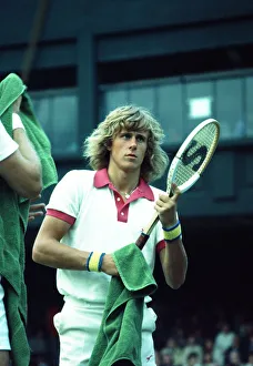 Bjorn Borg and Ove Bengtson at Wimbledon 1974. *** Local Caption *** watscan Bjorn Borg and Ove Bengtson at Wimbledon 1974. *** Local Caption *** watscan