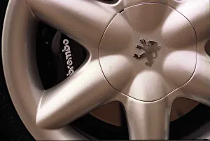 BLUE PEUGEOT 406 COUPE CAR AUGUST 1997 BREMBO WHEEL TRIM BLUE PEUGEOT 406 COUPE CAR AUGUST 1997 BREMBO WHEEL TRIM