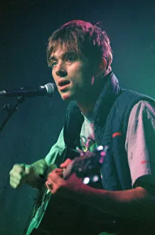 Blur 1997 Damon Albarn singer and playing guitar Blur 1997 Damon Albarn singer and playing guitar