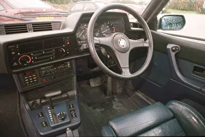 BMW 635 CSI February 1998 Interior steering wheel dashboard leather seats BMW 635 CSI February 1998 Interior steering wheel dashboard leather seats