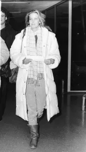 Bo Derek actress married to film director John Derek arriving at London Airport Bo Derek actress married to film director John Derek arriving at London Airport