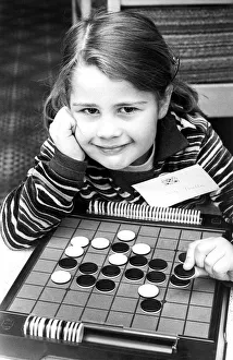 The board game Othello is childs play to four year old Elizabeth Perella in April 1977 The board game Othello is childs play to four year old Elizabeth Perella in April 1977