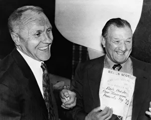 Bob Paisley (R) and Bill Shankly both former managers of Liverpool FC. Circa 1976 Bob Paisley (R) and Bill Shankly both former managers of Liverpool FC. Circa 1976