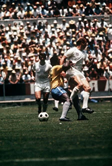 00236 Collection: Bobby Charlton and Pele England v Brazil