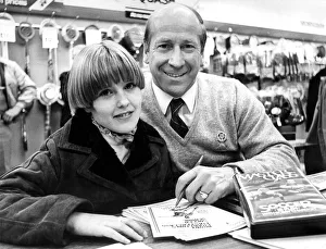 Bobby Charlton signing autographs in Binns, Newcastle in December 1982 Bobby Charlton signing autographs in Binns, Newcastle in December 1982