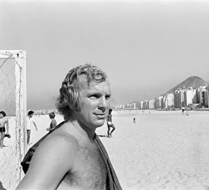 Bobby Moore, pictured on holiday, Copacabana Beach, Rio de Janeiro, Brazil Bobby Moore, pictured on holiday, Copacabana Beach, Rio de Janeiro, Brazil