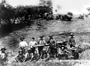 The Boer War - A 12-pounder gun crew who fought at the Relief of Ladysmith, South Africa The Boer War - A 12-pounder gun crew who fought at the Relief of Ladysmith, South Africa