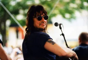 Bon Jovi performing at the bandstand, Queen Street, Cardiff - 14th June 1995 - Western Bon Jovi performing at the bandstand, Queen Street, Cardiff - 14th June 1995 - Western