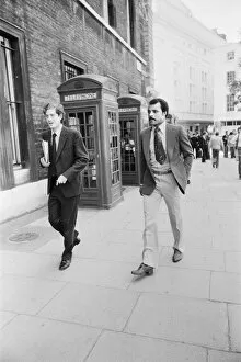 Images Dated 6th July 1979: Boxer John Conteh leaves Bow Street Magistrate Court, London today after a driving ban