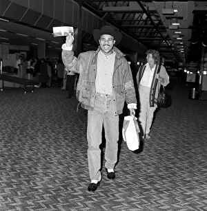 Boxer: Lloyd Honeyghan. March 1987 LDN-87-223 Boxer: Lloyd Honeyghan. March 1987 LDN-87-223