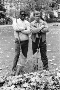 Boxers Errol Christie and Tony Sibson. 30th October 1986 Boxers Errol Christie and Tony Sibson. 30th October 1986