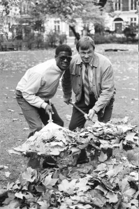 Boxers Errol Christie and Tony Sibson. 30th October 1986 Boxers Errol Christie and Tony Sibson. 30th October 1986