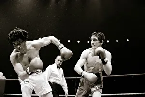 Boxing - Barry McGuigan v Esteban Eguia at the Royal Albert Hall Boxing - Barry McGuigan v Esteban Eguia at the Royal Albert Hall