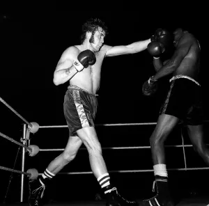 Boxing Chris Finnigan v Bob Foster in September 1972 Boxing Chris Finnigan v Bob Foster in September 1972