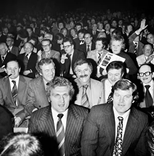 Boxing at Wembley Empire Pool Heavyweight boxer Joe Bugner seen here in the crowd at Boxing at Wembley Empire Pool Heavyweight boxer Joe Bugner seen here in the crowd at