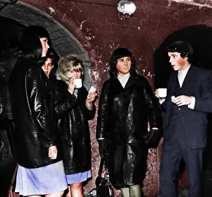 A break for refreshments by members of the Cavern club in Liverpool. Circa 1963 A break for refreshments by members of the Cavern club in Liverpool. Circa 1963
