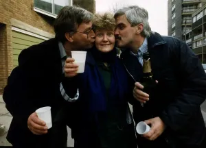 Brenda Fricker actress Oscar Winner celebrates with her boyfriend Eamon Boland left Brenda Fricker actress Oscar Winner celebrates with her boyfriend Eamon Boland left