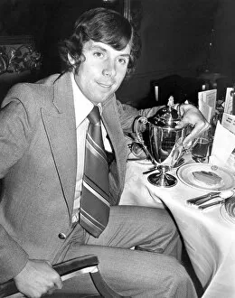 Images Dated 14th October 1976: Brendan Foster with his 'Athlete Of The Year'trophy