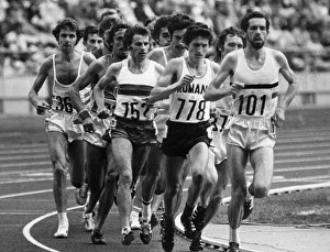 Brendan Foster during the Mens 10000 metres race at the Olympic Games in Montreal, Canada Brendan Foster during the Mens 10000 metres race at the Olympic Games in Montreal, Canada