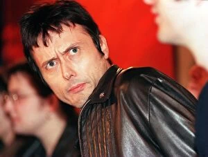 Images Dated 22nd March 1999: Brett Anderson singer of Suede March 1999 At their press conference in the '