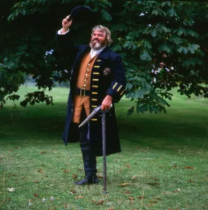 Brian Blessed actor Treasure Island October 1985 as character Long John Silver Brian Blessed actor Treasure Island October 1985 as character Long John Silver