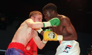 Brian Carr versus Cassius Baloyi boxing 26th June 1999 WBU championship bout Kelvin Brian Carr versus Cassius Baloyi boxing 26th June 1999 WBU championship bout Kelvin