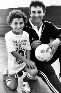 Brian Clough at the Evening Chronicle sponsored football coaching session at Lightfoot Brian Clough at the Evening Chronicle sponsored football coaching session at Lightfoot
