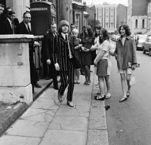 Brian Jones of The Rolling Stones leaves court after being remanded on bail Brian Jones of The Rolling Stones leaves court after being remanded on bail
