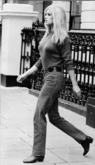 Brigitte Bardot actress filming in London outside the Windsor Hotel, Lancaster Gate Brigitte Bardot actress filming in London outside the Windsor Hotel, Lancaster Gate