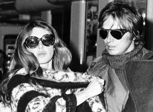 Brigitte Bardot actress with her lover sculptor Miroslav Brozak at Heathrow airport Dbase Brigitte Bardot actress with her lover sculptor Miroslav Brozak at Heathrow airport Dbase