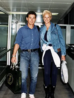 Brigitte Nielsen Actress with boyfriend Ray Meyer Brigitte Nielsen Actress with boyfriend Ray Meyer