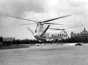 A Bristol 173 twin engine RAF evaluation helicopter A Bristol 173 twin engine RAF evaluation helicopter