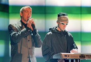 The Brit Awards February1996 The Pet Shop boys performing The Brit Awards February1996 The Pet Shop boys performing