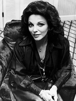 British actress Joan Collins in December 1982 British actress Joan Collins in December 1982