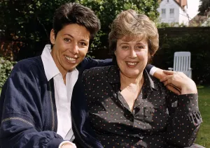 British aid worker Sally Becker relaxes at home in Brighton with her mother Carol British aid worker Sally Becker relaxes at home in Brighton with her mother Carol