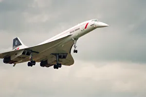 British Airways Concorde G-BOAF seen here on final approach to Newcastle Airport 24th British Airways Concorde G-BOAF seen here on final approach to Newcastle Airport 24th