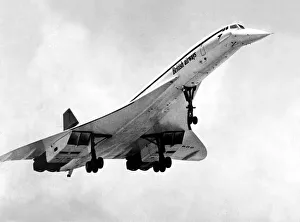 A British Airways Concorde pictured on take-off. (Circa February, 1979) A British Airways Concorde pictured on take-off. (Circa February, 1979)