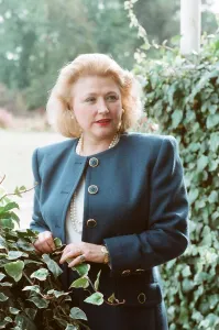 British author Barbara Taylor Bradford pictured at a photocall with the cast of the new British author Barbara Taylor Bradford pictured at a photocall with the cast of the new