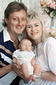 British darts player Eric Bristow poses at home with his wife Jane British darts player Eric Bristow poses at home with his wife Jane
