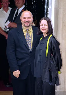 British film producer Anthony Minghella arrives at Number 10 Downing Street with his wife British film producer Anthony Minghella arrives at Number 10 Downing Street with his wife