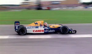 British Grand Prix July 1992 at Silverstone Nigel Mansell during the race British Grand Prix July 1992 at Silverstone Nigel Mansell during the race